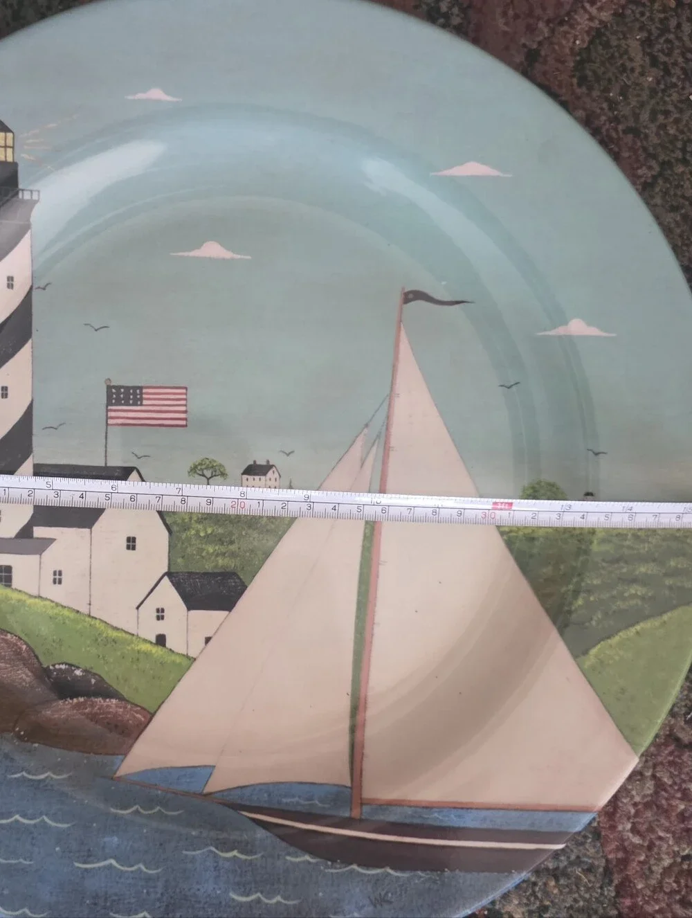 Warren Kimble Coastal Breeze Sakura Evolution Melamine 16